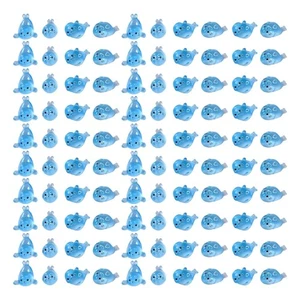 Ocean Theme Glowing in Dark Seal Sculptures 100PCS Resins Party Decors - Picture 1 of 8