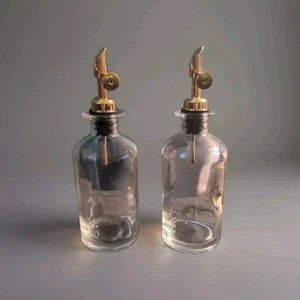 12oz Glass Oil and Vinegar Dispenser Set, 2 Pack Olive Oil Dispenser Bottles - Bild 1 von 2