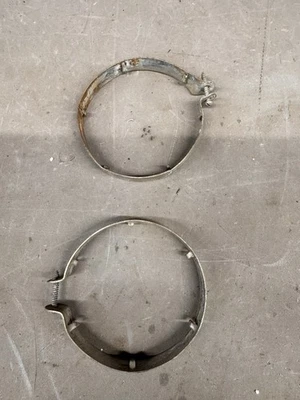 1962-1961 Ford Galaxie Defroster Vent Duct Hose Clamps Cowl Dash 500 XL Marauder - Image 1 of 4