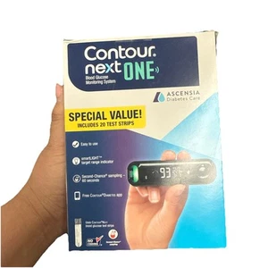 Contour Next One Diabetes Blood Glucose Monitoring System, Bluetooth Smart Meter - Picture 1 of 1
