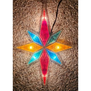 Trim A Home Star Christmas Tree Topper with Lights Holiday Decoration - Picture 1 of 9