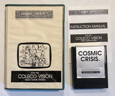 Cosmic Crisis for ColecoVision Telegames complete in box NICE! - Image 1 of 4