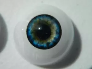 Realistische lebensgroße Acrylaugen für Halloween REQUISITEN, MASKEN, PUPPEN (26 mm) FL02 - Bild 1 von 1