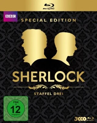 SHERLOCK Holmes STAFFEL 3 Limited Edition BLU-RAY BOX Benedict Cumberbatch NEU - Bild 1 von 3