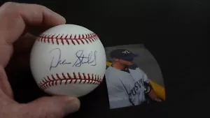 DREW STUBBS AUTOGRAPHED BASEBALL - Picture 1 of 4