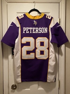 Auténtica camiseta Adrian Peterson Minnesota Vikings Nike Elite para hombre talla: 40 Foto 1 de 4