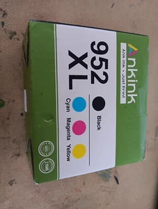 Cartuchos de tinta Ankink 952 XL - cartuchos negros, cian, magenta, amarillos nuevos en caja B18 - Imagen 1 de 1