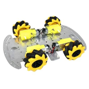 Mecanum Wheel Robot Kit 4WD Roues Omnidirectionnelles Voiture Robot Intelligente - Photo 1/6
