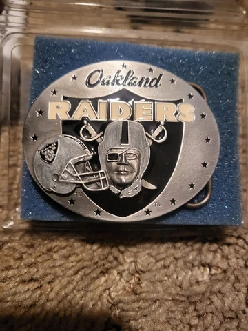 Vintage 1997 OAKLAND RAIDERS SISKIYOU Belt Buckle Limited Ed #9,760/10,000 Cover