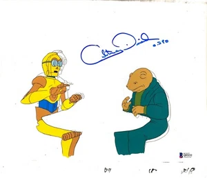 ANTHONY DANIELS Signed Star Wars "DROIDS" Cartoon Animation Cel BAS #Q93232 - Picture 1 of 4