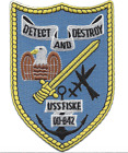 5" Navy Uss Fiske Dd-842 Embroidered Patch