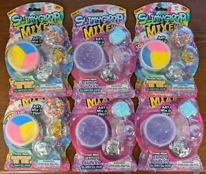 Lot Of 6 - Slimygloop Mix'Ems Ready Made Slimy Gloop *See Description*