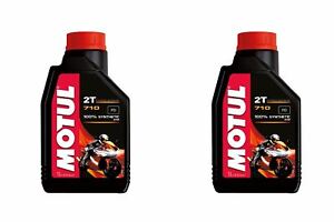 2 Containers Motul 710 2T Motorcycle Oil 104034 1 Liter