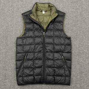 REI Co-op Vest Mens Small Black Puffer Down Filled Quilted Full Zip Outdoor - Picture 1 of 12