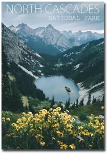North Cascades National Park, Washington Kühlschrankmagnete Größe 2,5 Zoll x 3,5 Zoll - Bild 1 von 1