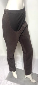 Pantalones TOMORROW MOTHER SPORT Maternidad Marrón Elastizados tiro alto Bootcut Cord Talla S - Imagen 1 de 6