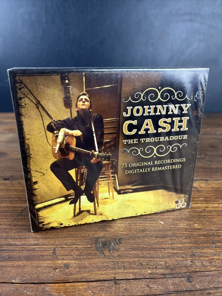 Johnny Cash The Troubadour 75 Original Recordings Digitally Remastered New Foto 1 de 4