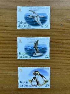 Tristan Da Cunha MNH Birds 2005. Part Set, Top 3 Values SG842-844. - Picture 1 of 1