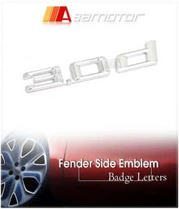 Door Fender Side Chrome Emblem Badge Decal Letter Sticker 3.0d fits BMW E53 X5 - Imagen 1 de 1