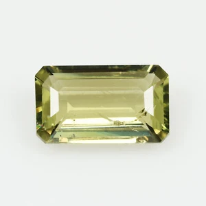 3.52 Ct Octagan 11.9 x 7.1 MM 100% Natural Olive Green to Red Turkey Diaspore - Picture 1 of 5