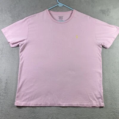 Camisa Polo Ralph Lauren Adulto Grande Rosa Pony Logo Algodón Camiseta Cuadrada Informal LEER Foto 1 de 4
