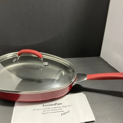 Fusion Pan Ovalado 9.5x12” Rojo Duradero Antiadherente Hecho en Tailandia Foto 1 de 4