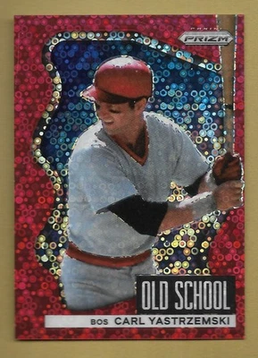 CARL YASTRZEMSKI 2022 PANINI PRIZM RED DONUT SP TARJETA INSERTADA #'D/99 MLB HOF Foto 1 de 2