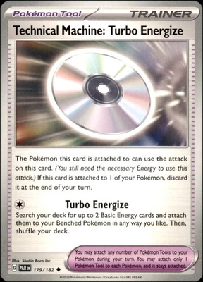 Pokemon - 4X Technical Machine: Turbo Energize #179/182 - SV04: Paradox Rift - Image 1 of 2