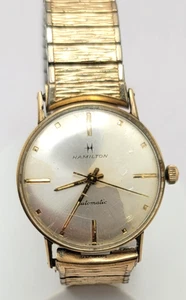 Vintage Hamilton automatic wind Men's Wrist Watch works 30mm case - Picture 1 of 9