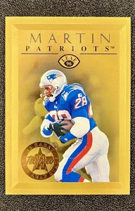 Hoja 1996 22 quilates hoja de oro estrellas/2500 Curtis Martin #12 NFL HOF Patriots - Imagen 1 de 4