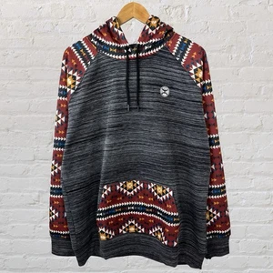Hooey Hoodie Sweatshirt Southwestern Aztec Western Pullover Cowboy Herren 2XL - Bild 1 von 6