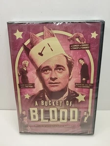 NEW RARE OOP OLIVE FILMS ROGER CORMAN A BUCKET OF BLOOD CULT MOVIE DVD 1959 - Imagen 1 de 4