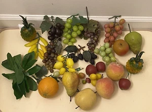 Vintage Mid Century großes Lot Kunststoff Kunstobst von J.P. Denton British Empire - Bild 1 von 24