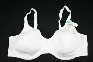 009X07 Playtex 4115 Women's Nursing Maternity Underwire Bra 44C White NWOT - Picture 1 of 2
