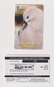 FALKLAND ISLANDS - Albatross Chick Remote Used Phonecard - Picture 1 of 1