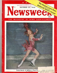 Newsweek 1948, Sonja Henie, The Ice Capades - Picture 1 of 1