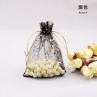 100pcs Organza Bags Wedding Party Favour Gift Candy Jewellery Pouch Large Small