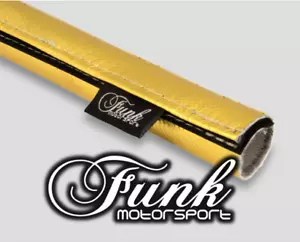 Gold Heat Sleeving easy fit 50mm (Dia.) X 0.5m Length by Funk Motorsport - Picture 1 of 9