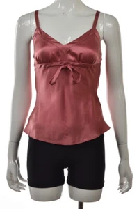 NEU J Crew Damen Top Größe XS rosa einfarbig Spaghettiriemen Bluse Shirt Freizeit - Bild 1 von 5