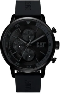 CAT Men's Caterpillar Black Rubber Strap Analog Multifunction Watch AK16921121 - Picture 1 of 1