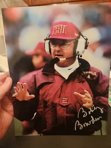 1995 Bobby Bowden Autographed Photo Football Coach Florida State 8x10 (Original) - Picture 1 of 4