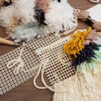 2024 Hot New - Latch Hooking Kit Rug Mat Metal Hook DIY Craft Embroidery Tool AU - image 1 of 4