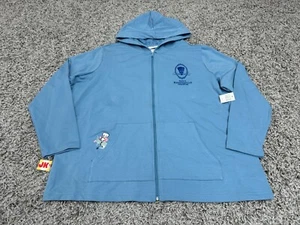 NEW Disney Hoodie Adult 1X XL Blue Remys Ratatouille Adventure Epcot Zip Parks - Picture 1 of 10