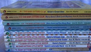 Lot of 10 Babysitters Club BSC Little Sister Karen Ann M. Martin 1 17 34 26 - Picture 1 of 12