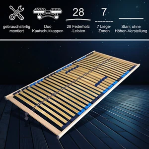 Lattenrost 7-Zonen Terra Basic 28 UV - 70, 80, 90, 100, 120, 140 x 200 cm - Bild 1 von 9