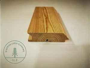 Siberian Larch Cladding Rainscreen Extra Secret Fix 25x95mm Grade AB Kiln Dried - Picture 1 of 11