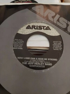 The Jeff Healey Band Hoe Long Can A Man Be Strong/Full Circle 7" Vinyl 45RPM - Image 1 of 2