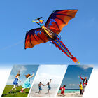 Huge 3D Dragon Kite Single Line With Tail Family Outdoor Sports Toy Children fun
