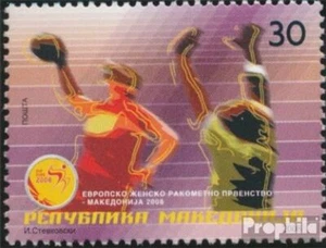 Macedonia 482 (completa edición) nuevo con goma original 2008 balonmano copa de - Imagen 1 de 1