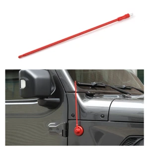 Antena de radio AM/FM de coche de 13" Stubby Reflex apta para Jeep Wrangler JK JL JT 2007+ roja - Imagen 1 de 8